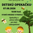 Pozvánka na DETSKÚ OPEKAČKU