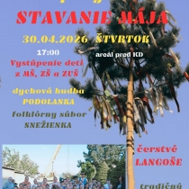 Pozvánka na tradičné STAVANIE MÁJA