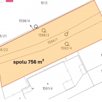 Zámer predať majetok obce formou obchodnej verejnej súťaže (stavebný pozemok): p.č. 1598/3, 1594/1, 1592/4